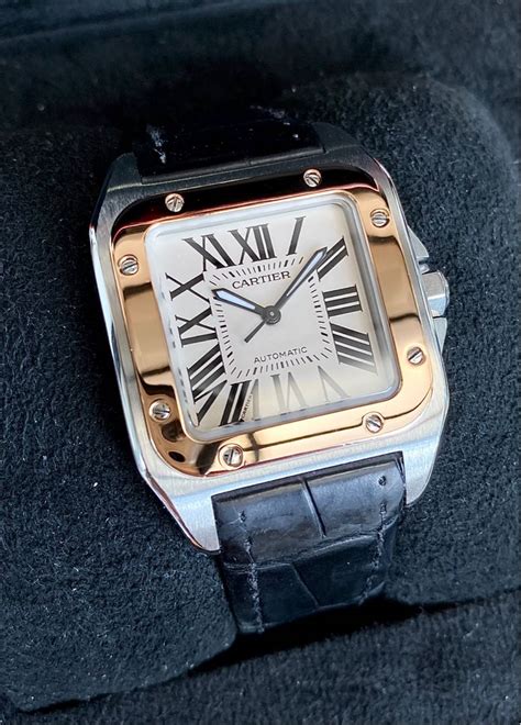 cartier santos 100 ref w20107x7.